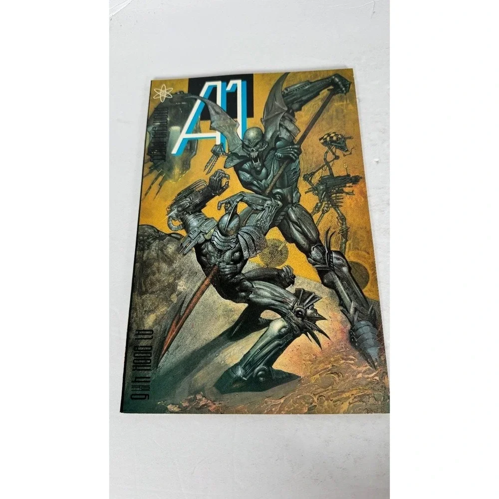A1 Book Two + Book 4 Atomeka Press Dave Elliott Moebius Grendel Comic Lot 1990